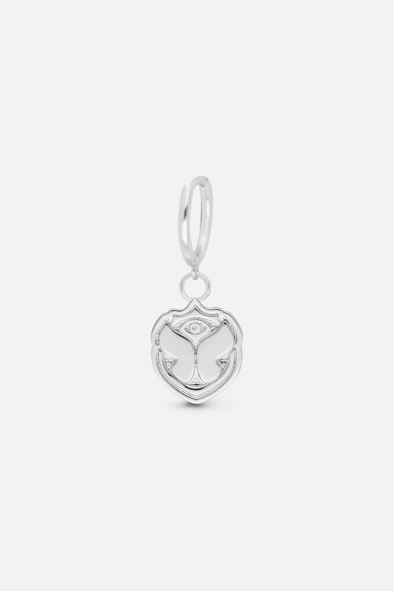 ICON HOOP EARRINGS WOMEN SILVER