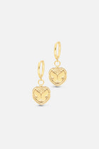 ICON HOOP EARRINGS WOMEN GOLD
