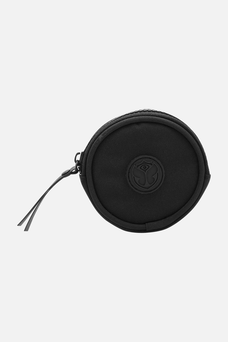 ICON ROUND MONEY POUCH BLACK
