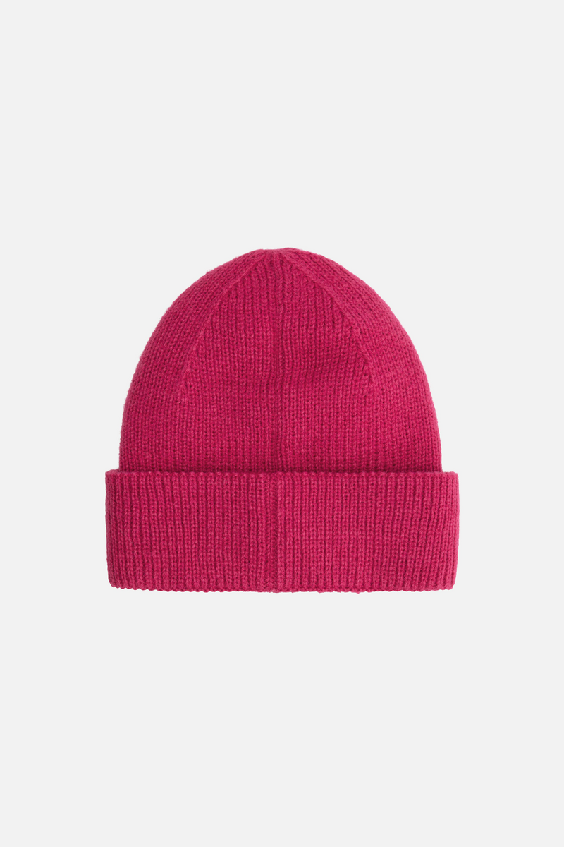 ICON LOW BEANIE BRIGHT PINK