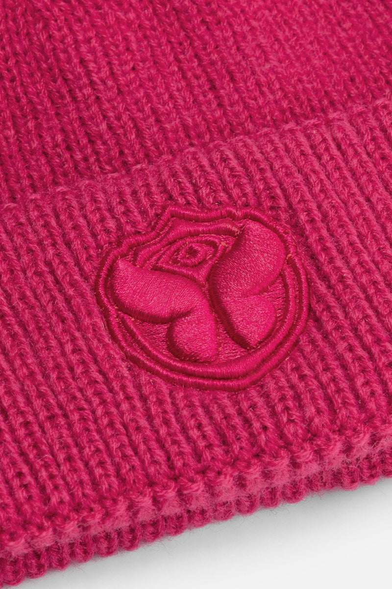 ICON LOW BEANIE BRIGHT PINK