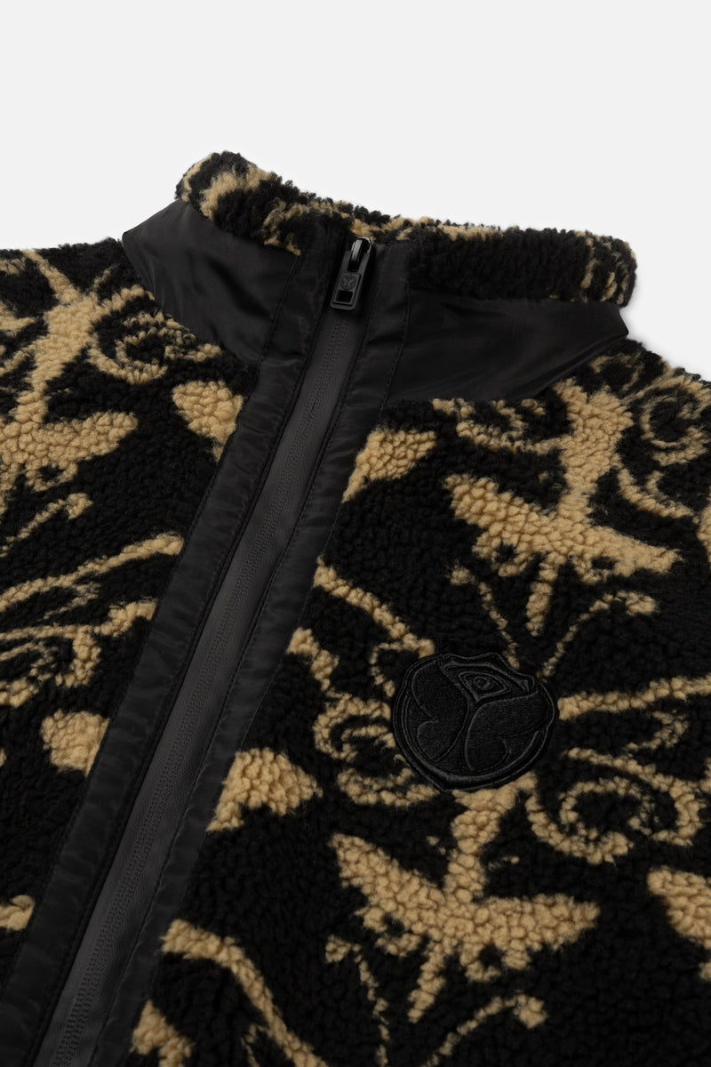 BUTTERFLY TEDDY JACKET MEN BLACK