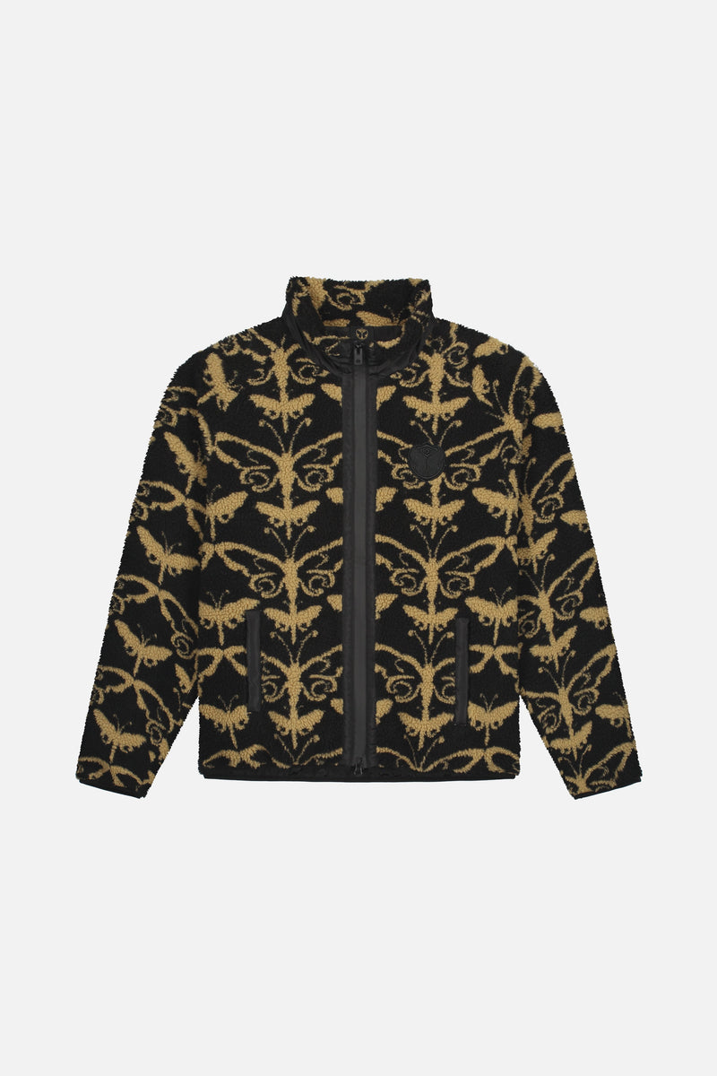BUTTERFLY TEDDY JACKET MEN BLACK