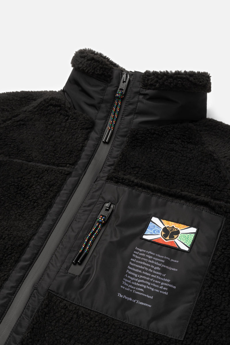UNITY TEDDY JACKET MEN BLACK