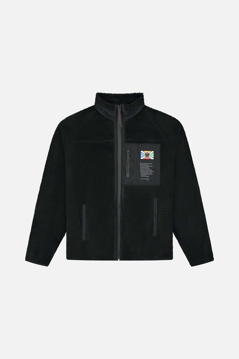 UNITY TEDDY JACKET MEN BLACK
