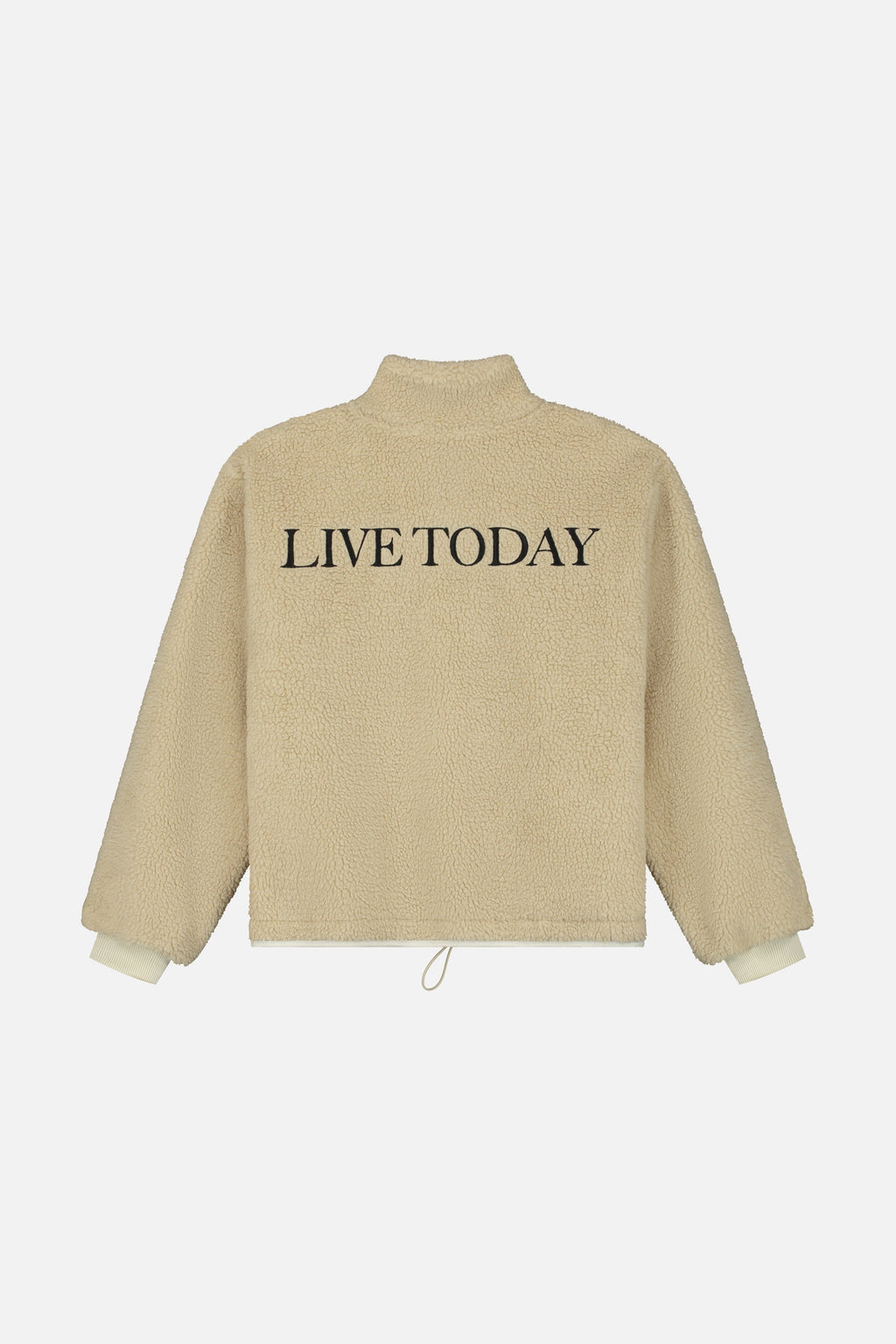 LIVE TODAY TEDDY PULLOVER WOMEN BEIGE