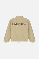 LIVE TODAY TEDDY PULLOVER WOMEN BEIGE