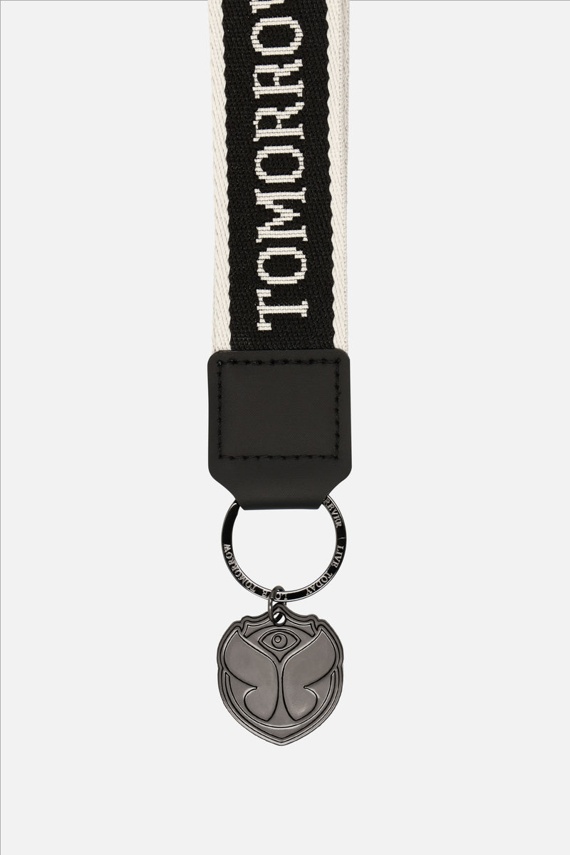 KEYCHAIN SLOGAN BLACK WHITE