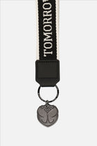 KEYCHAIN SLOGAN BLACK WHITE 25PCS