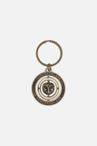 LIBRARY ICON KEYCHAIN GOLD IN BOX