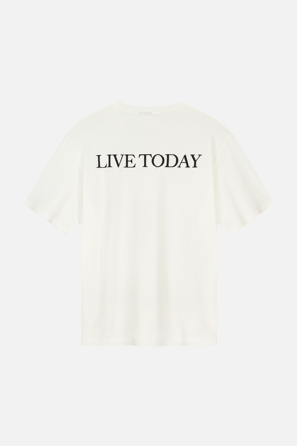 LIVE TODAY BACK TSHIRT MEN OFF WHITE