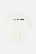 LIVE TODAY BACK TSHIRT MEN OFF WHITE