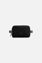 MAKEUP BAG SLOGAN BLACK