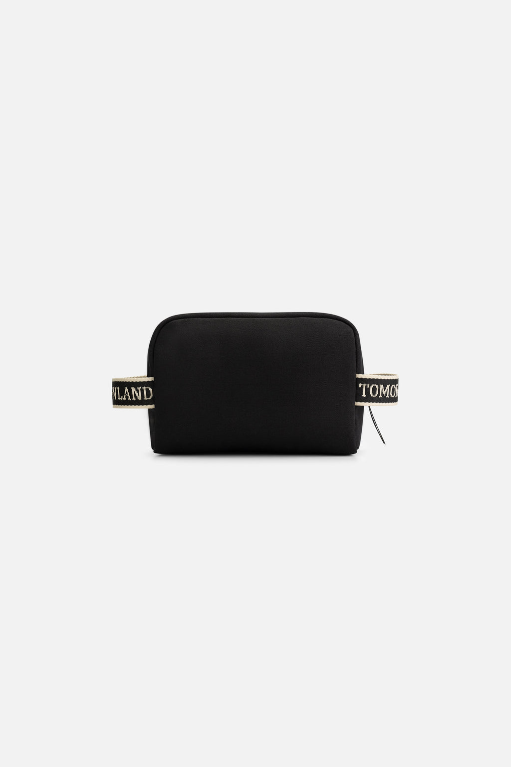 MAKEUP BAG SLOGAN BLACK