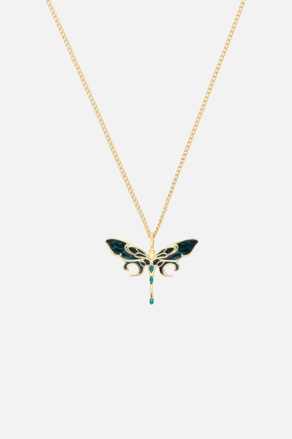 DRAGONLFY NECKLACE WOMEN GOLD