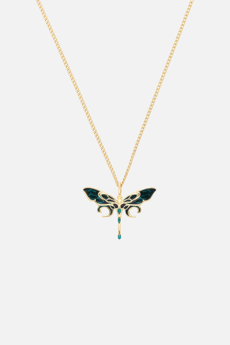 DRAGONLFY NECKLACE WOMEN GOLD