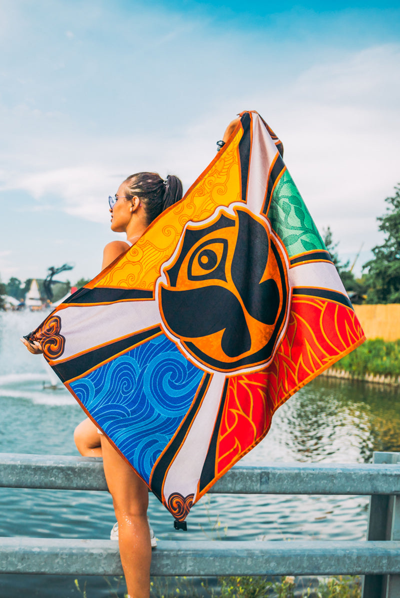 RECYCLED OFFICIAL TOMORROWLAND FLAG 150X100 CM