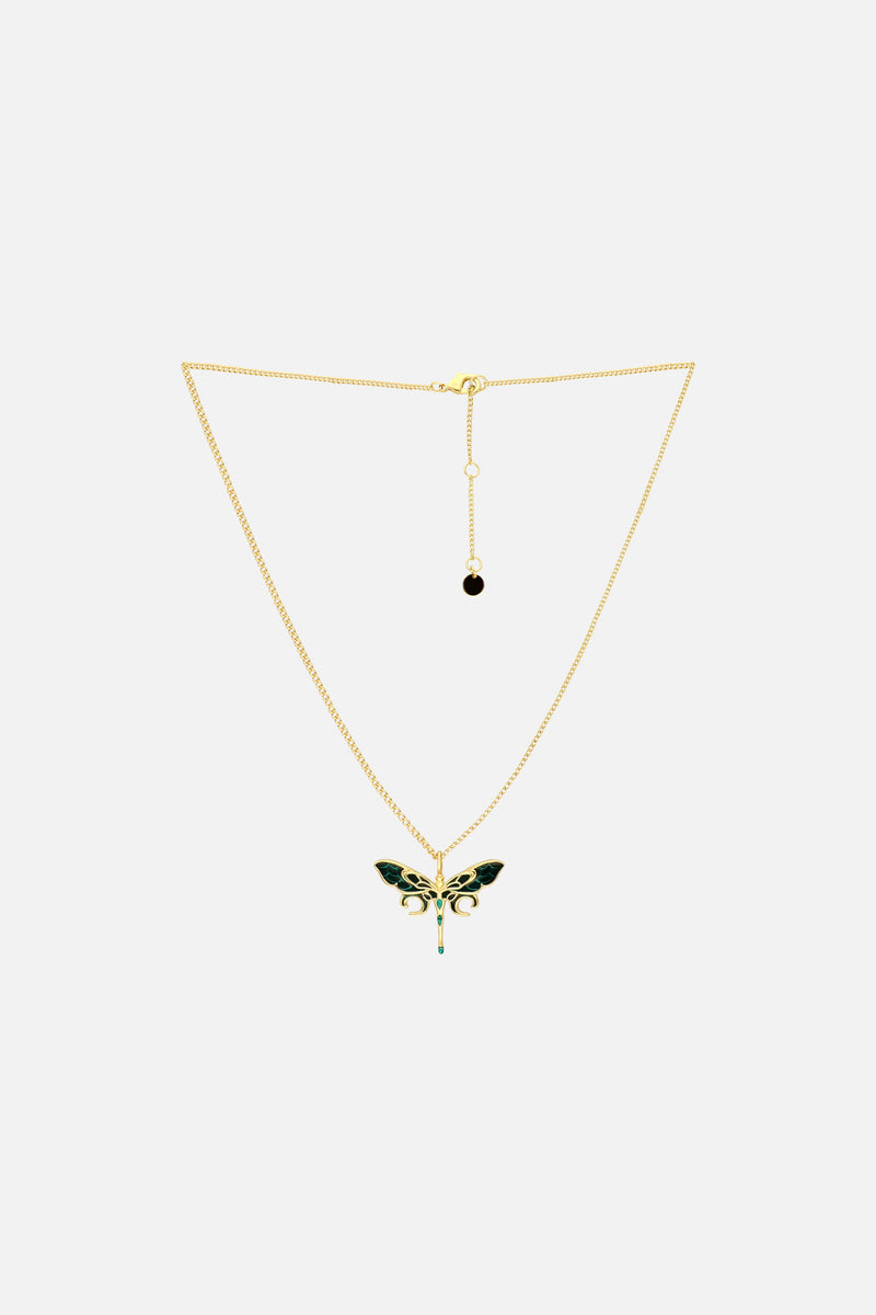 DRAGONLFY NECKLACE WOMEN GOLD