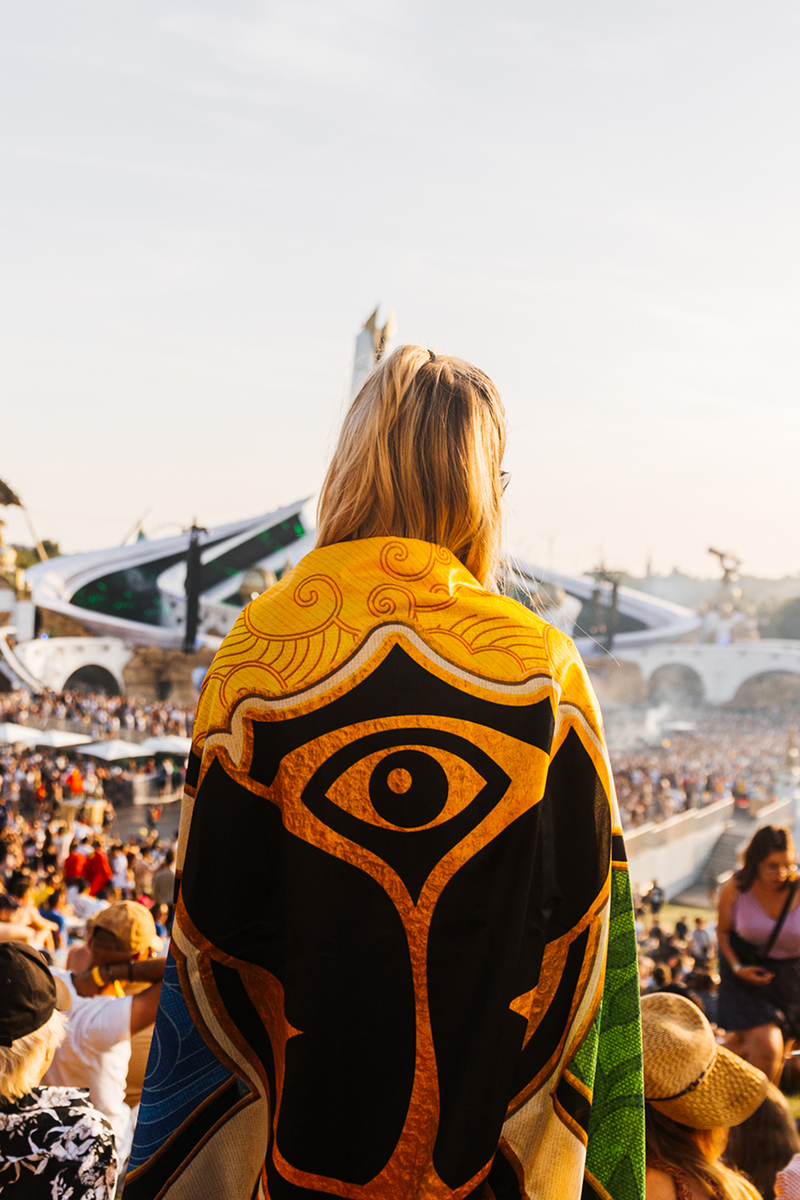 RECYCLED OFFICIAL TOMORROWLAND FLAG 150X100 CM