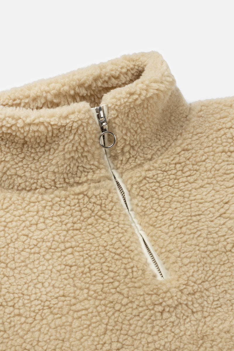 LIVE TODAY TEDDY PULLOVER WOMEN BEIGE