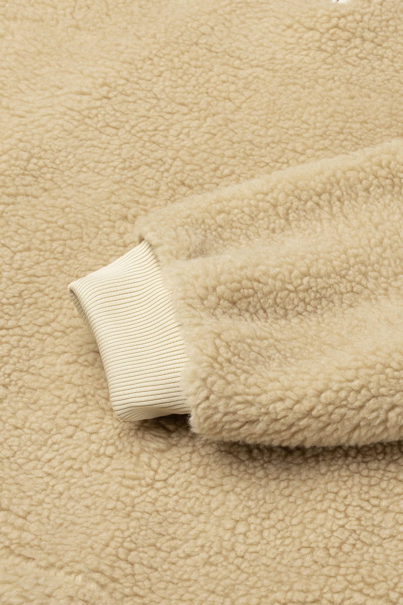 LIVE TODAY TEDDY PULLOVER WOMEN BEIGE
