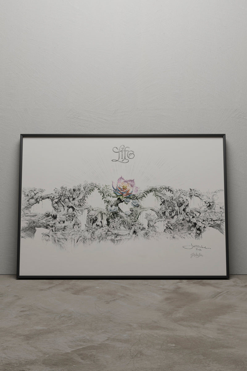 CONCEPT ART LIFE MAINSTAGE - A2 BLACK FRAME