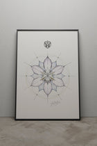 CONCEPT ART SEED OF LIFE - A2 BLACK FRAME