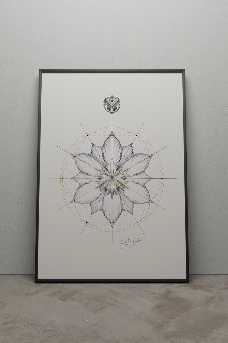 CONCEPT ART SEED OF LIFE - A2 BLACK FRAME