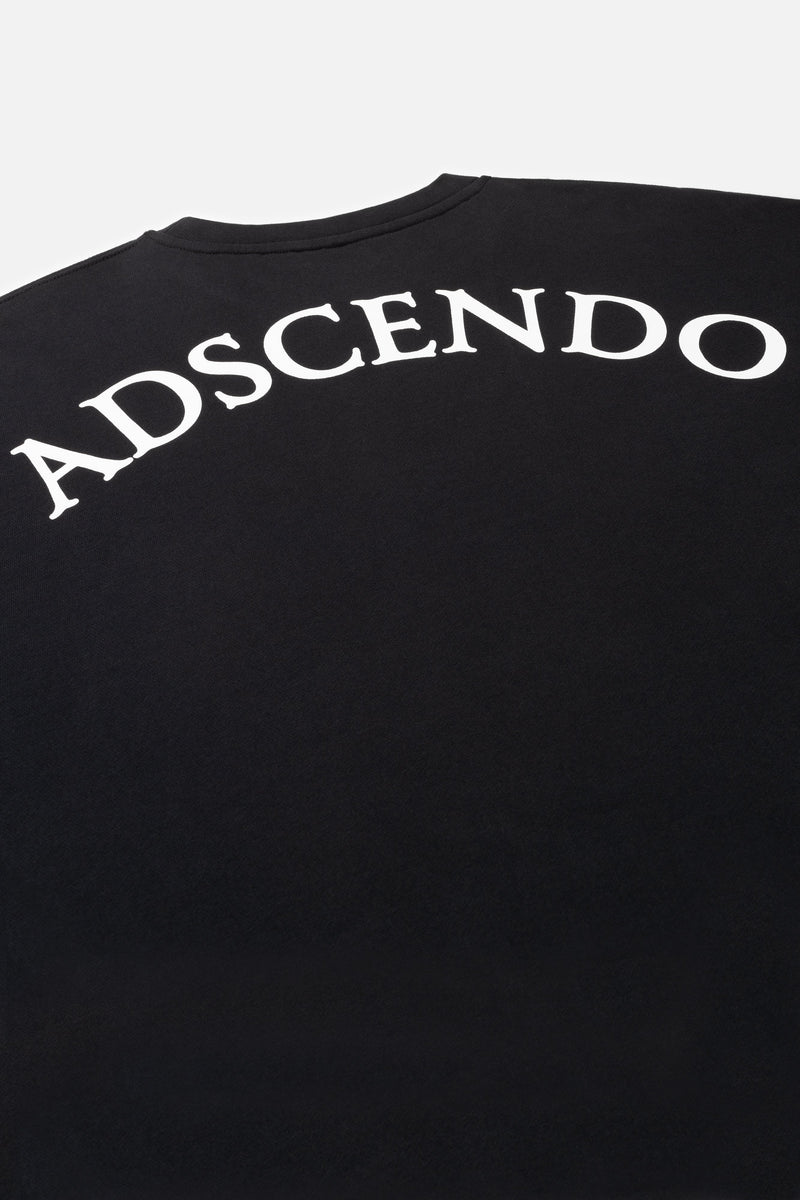 ADSCENDO FRONT SWEATSHIRT MEN BLACK