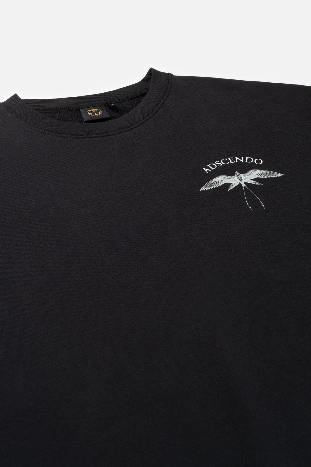 ADSCENDO FRONT SWEATSHIRT MEN BLACK