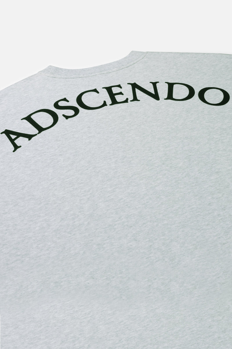 ADSCENDO FRONT SWEATSHIRT WOMEN LIGHT GREY