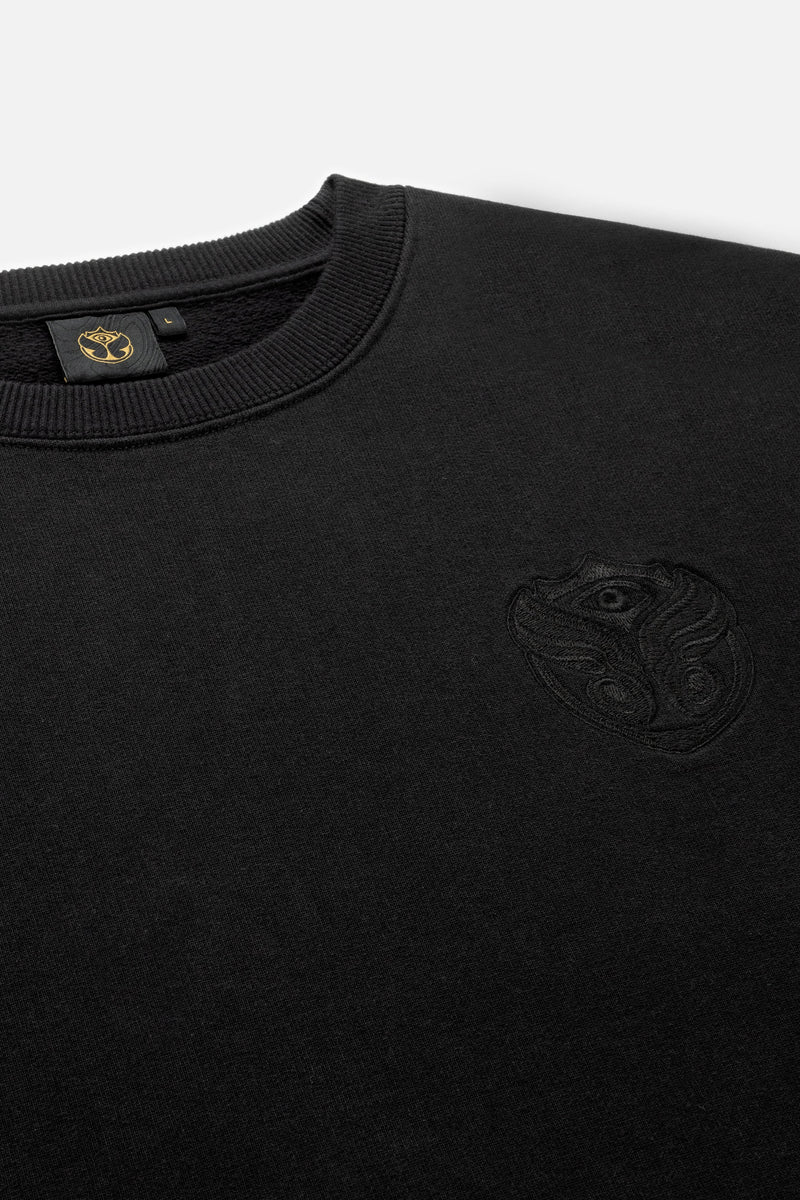 GRAPHICON FRONT SWEATSHIRT MEN BLACK