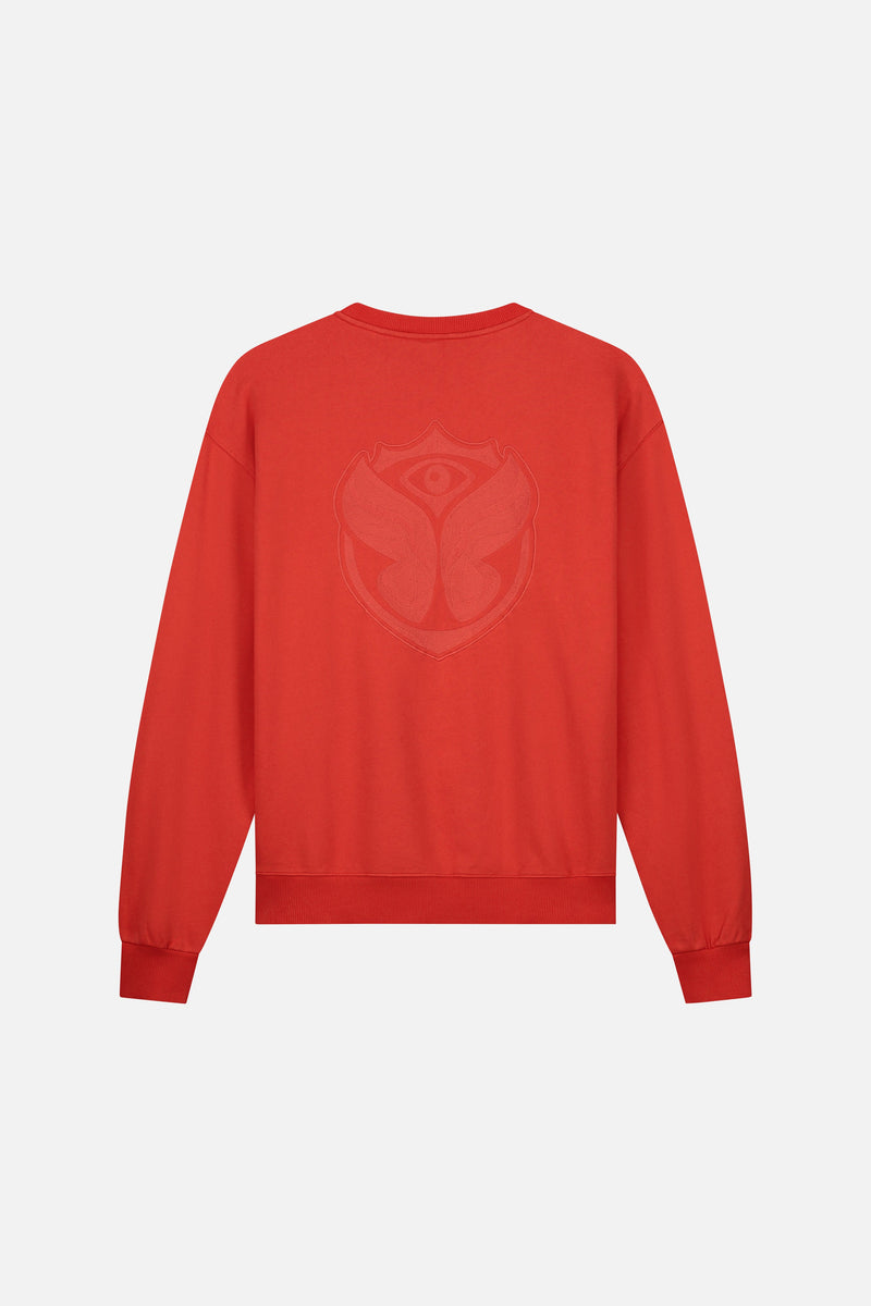 GRAPHICON BACK SWEATSHIRT MEN RED