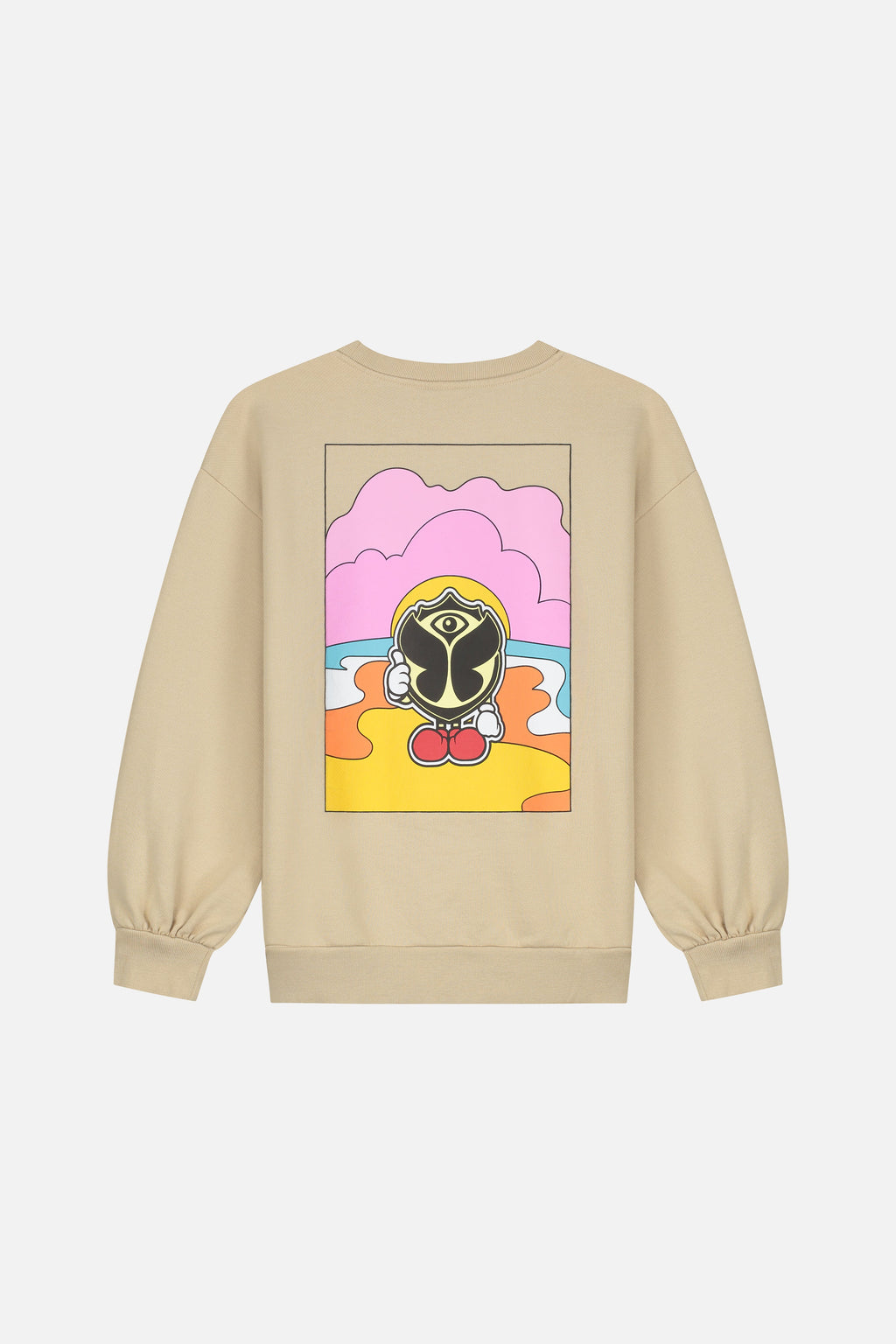 HAPPICON SWEATSHIRT KIDS WASHED SAND