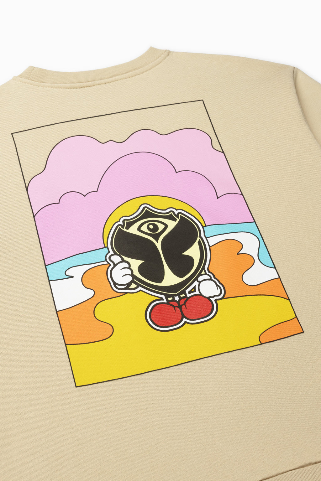 HAPPICON SWEATSHIRT KIDS WASHED SAND