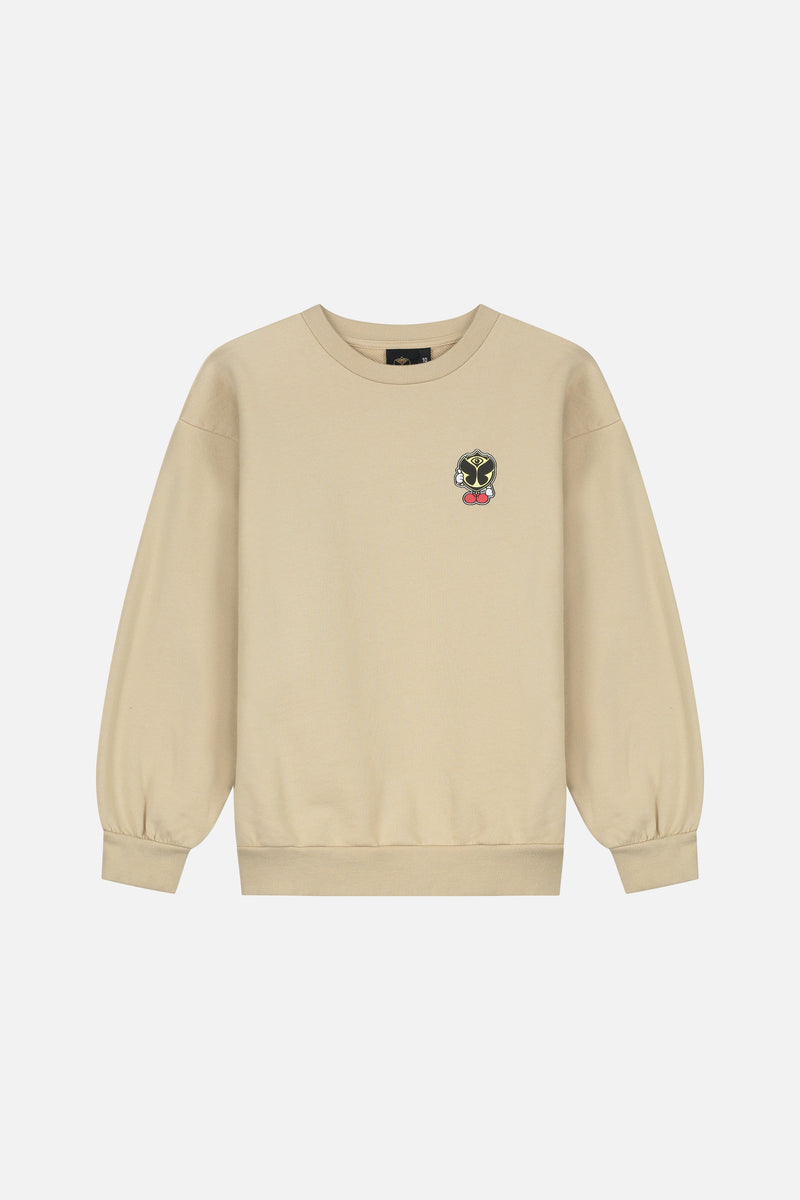 HAPPICON SWEATSHIRT KIDS WASHED SAND