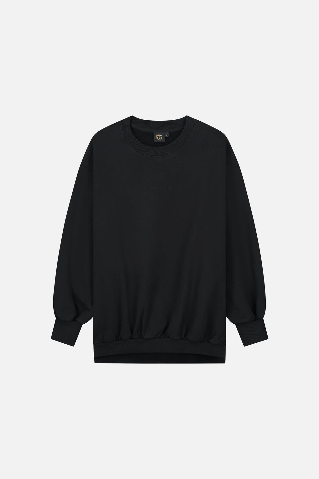ICON BLOSSOM BACK SWEATSHIRT WOMEN WASHED BLACK