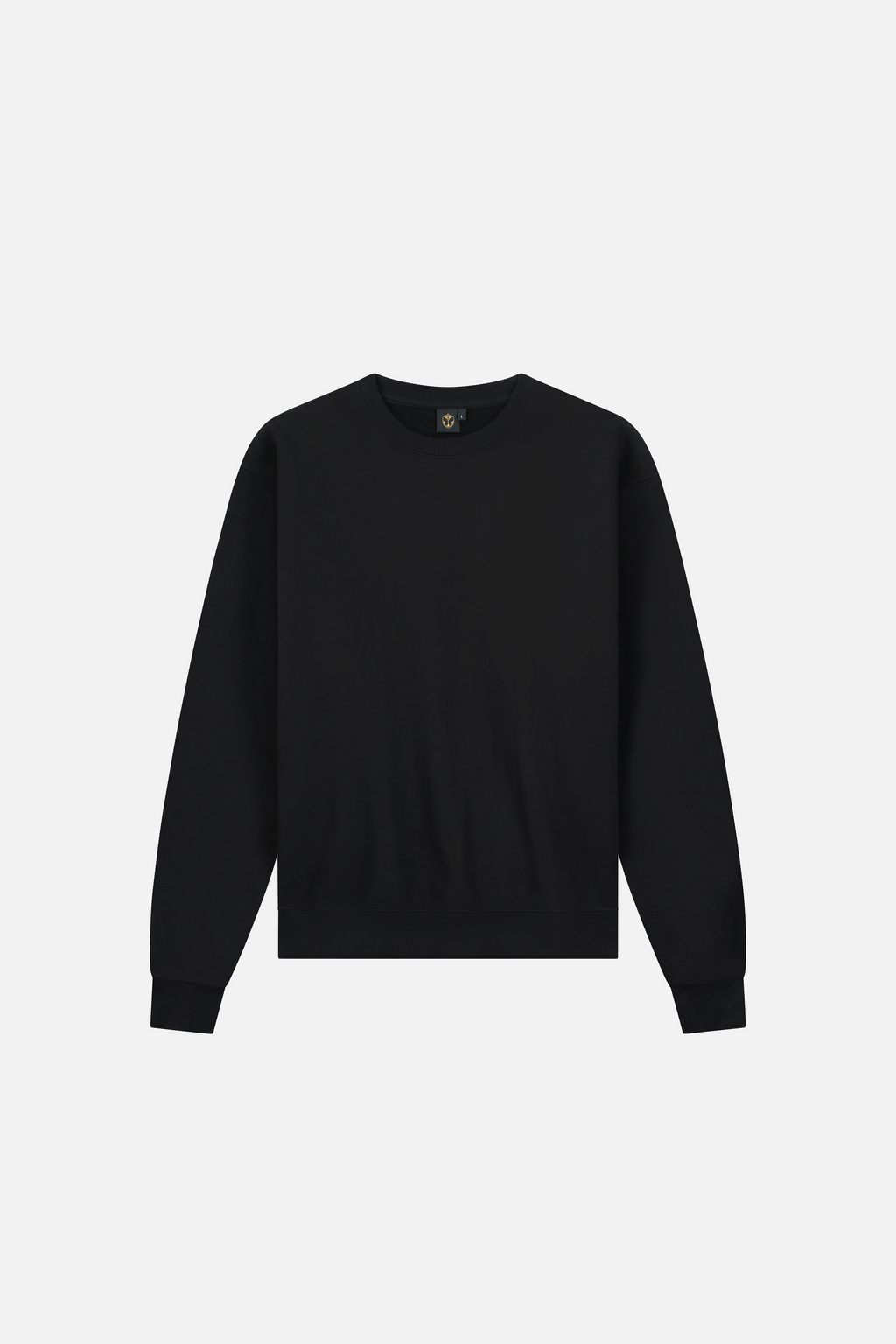 SLOGAN COLOR BACK SWEATSHIRT MEN BLACK