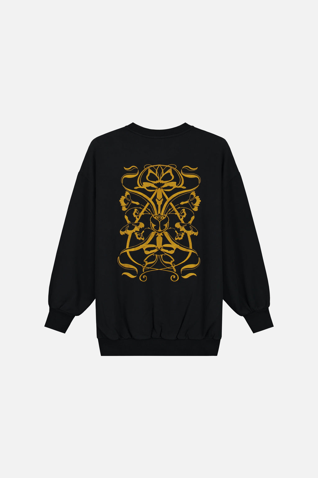 SWISH ICON BACK SWEATSHIRT WOMEN BLACK