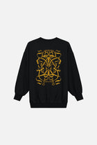 SWISH ICON BACK SWEATSHIRT WOMEN BLACK