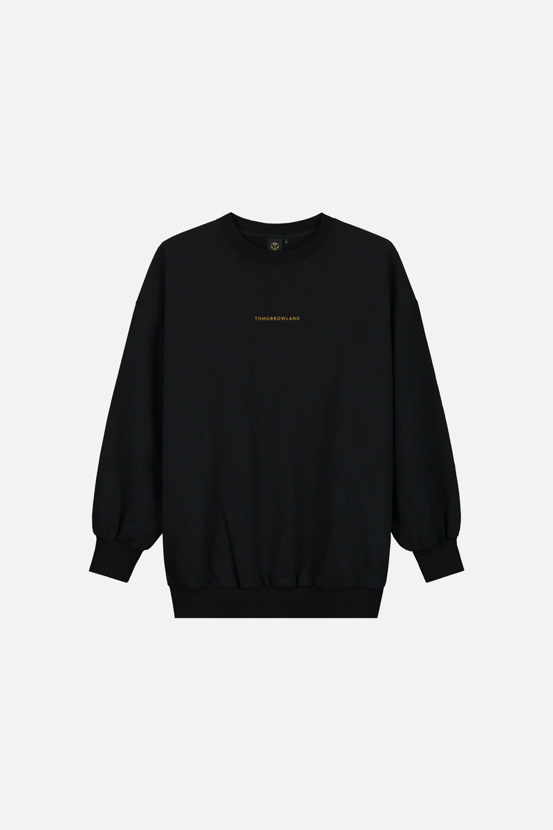 SWISH ICON BACK SWEATSHIRT WOMEN BLACK