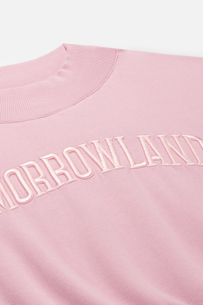 TML FRONT EMBRO SWEATSHIRT WOMEN PINK