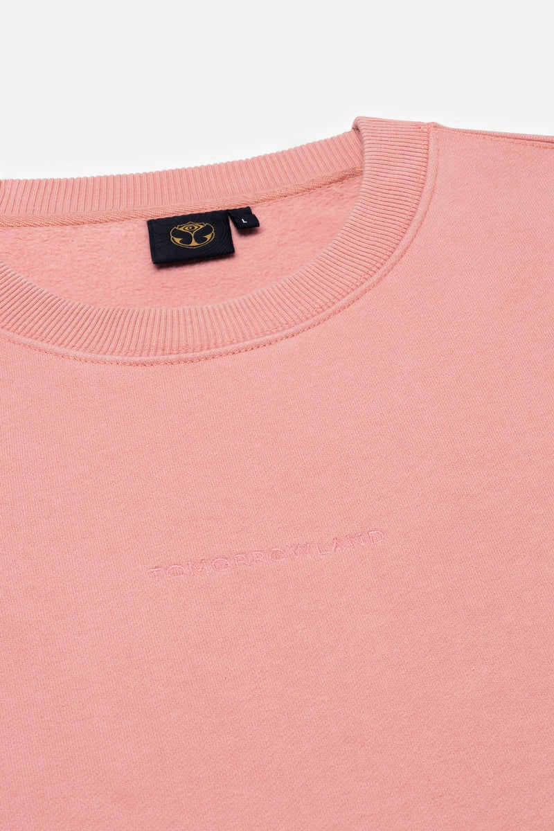 ICON BLOSSOM BACK SWEATSHIRT WOMEN WASHED PINK