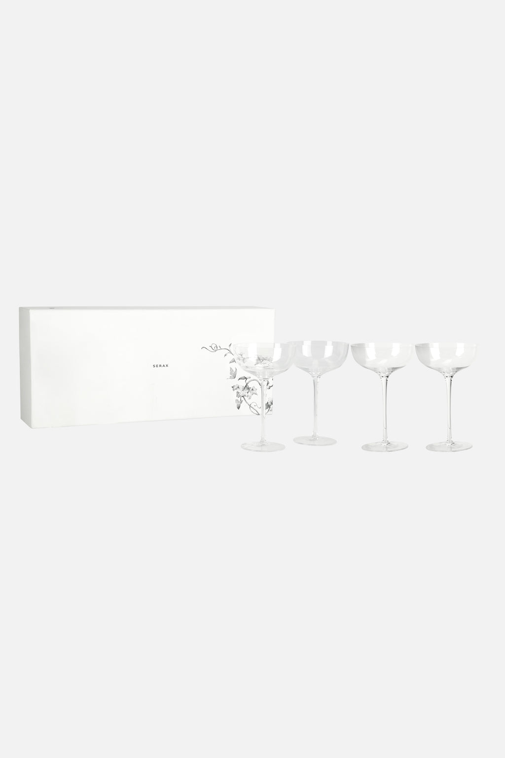 CHAMPAGNE COUPE DRAGONFLY UNITY SET/4