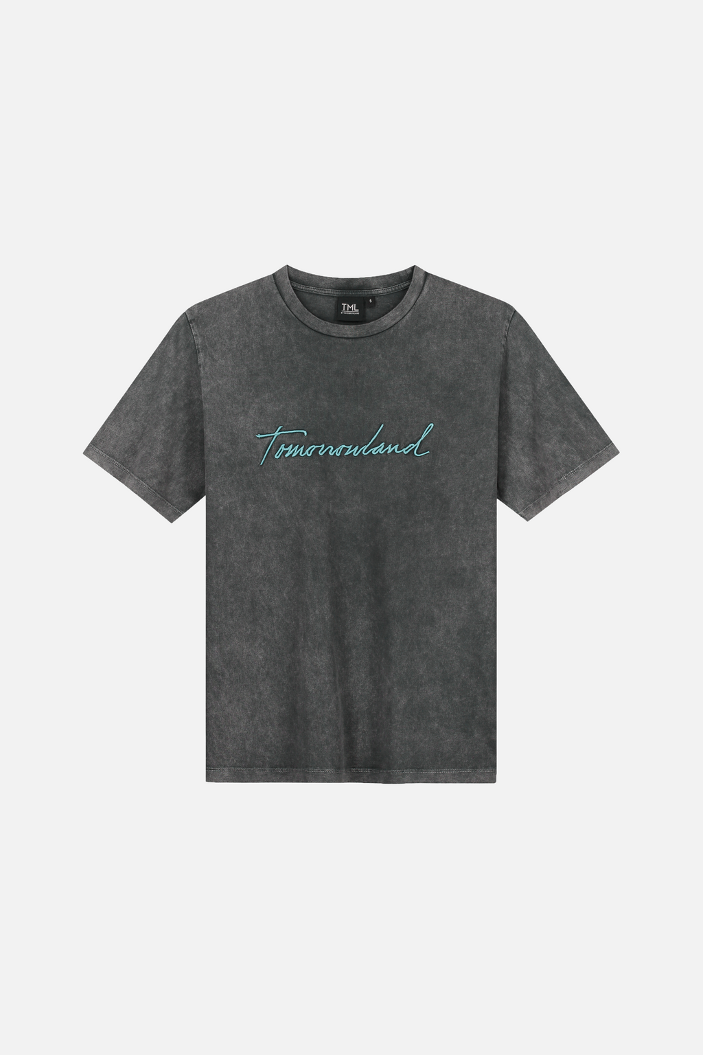 SIGNATURE TSHIRT WOMEN WASHED GREY