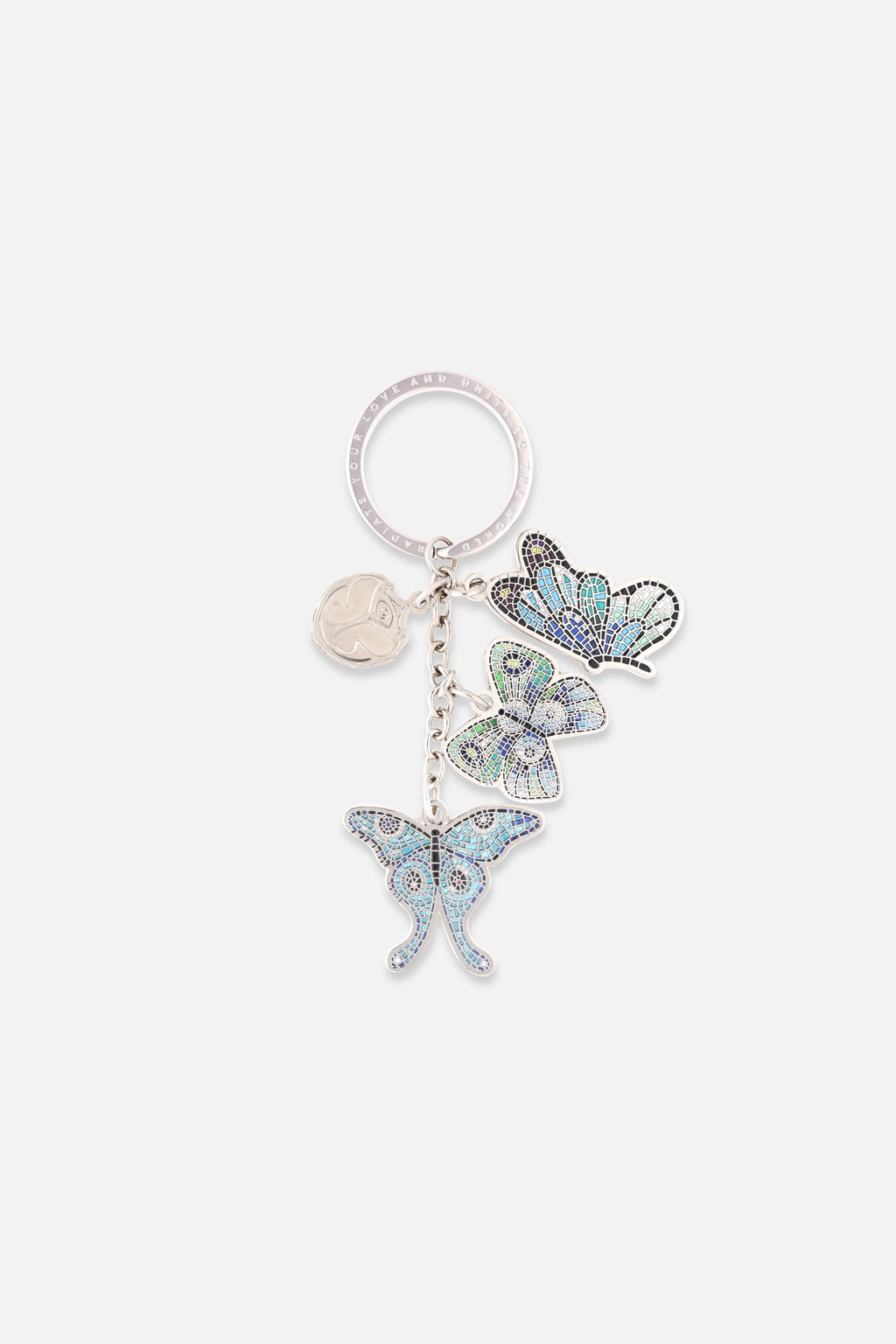 STAIRWAY BUTTERFLY KEYCHAIN MULTI IN BOX