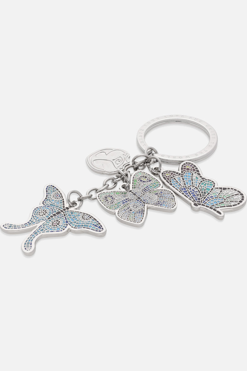 STAIRWAY BUTTERFLY KEYCHAIN MULTI IN BOX