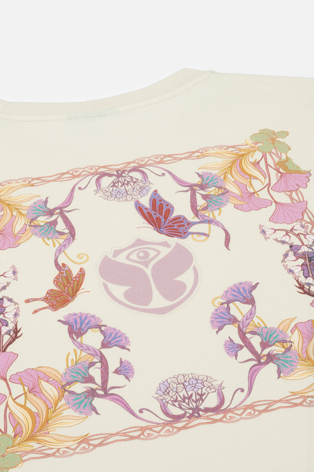 BOTANIC BACK CROPPED TSHIRT WOMEN WHITE
