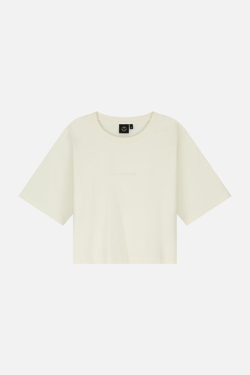 BOTANIC BACK CROPPED TSHIRT WOMEN WHITE