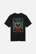 UNITY FLAG COLOR BACK TSHIRT MEN BLACK